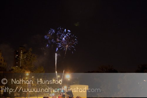 Minneapolis fireworks on 4 July 2010